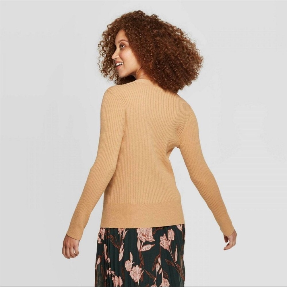 A New Day V-Neck Ribbed Cardigan - Picture 2 of 7